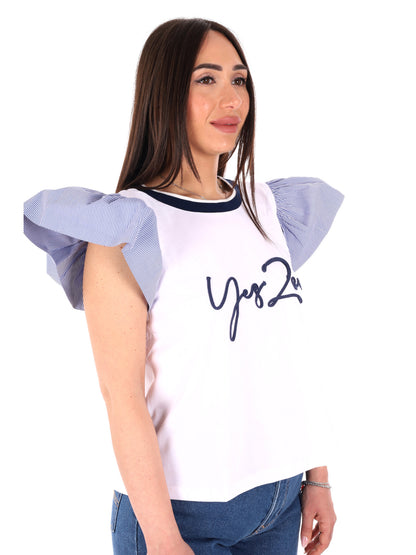 Yes-Zee T-shirt multicolore donna primavera estate