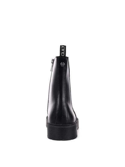 STIVALETTO CON LOGO CULT JUNIOR NERO