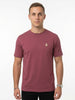 refrigiwear-robin-t-shirt-uomo-bordeaux-con-logo-patch