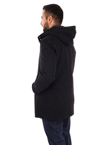 Fb Tabarrini 0804, cappotto da uomo grigio