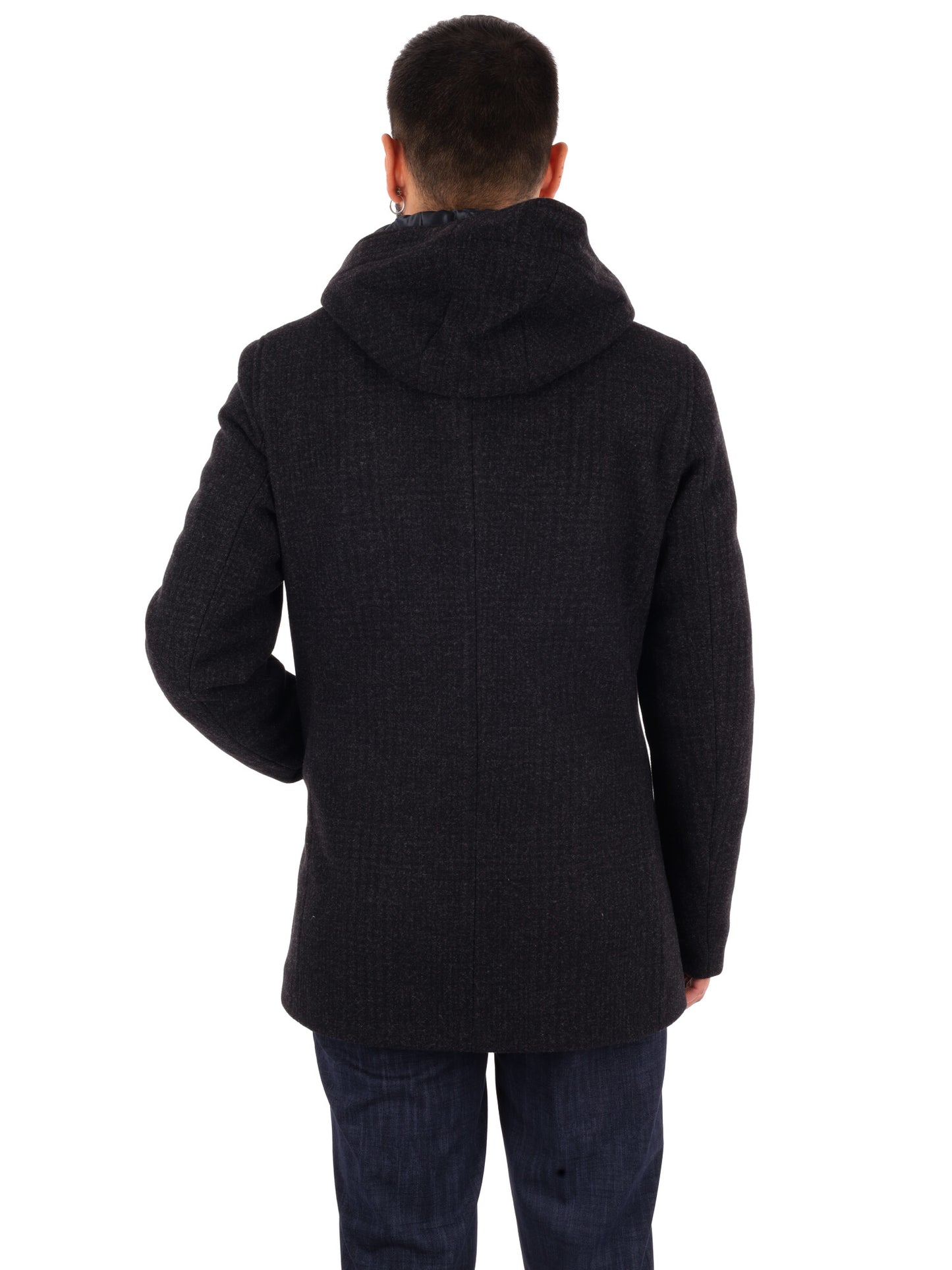 Fb Tabarrini 0804, cappotto da uomo grigio
