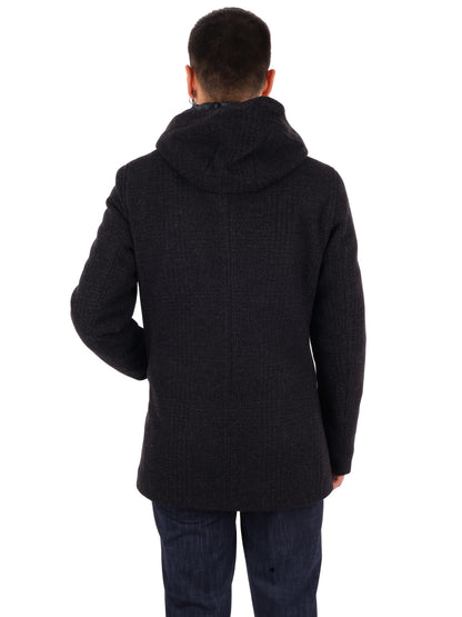 Fb Tabarrini 0804, cappotto da uomo grigio