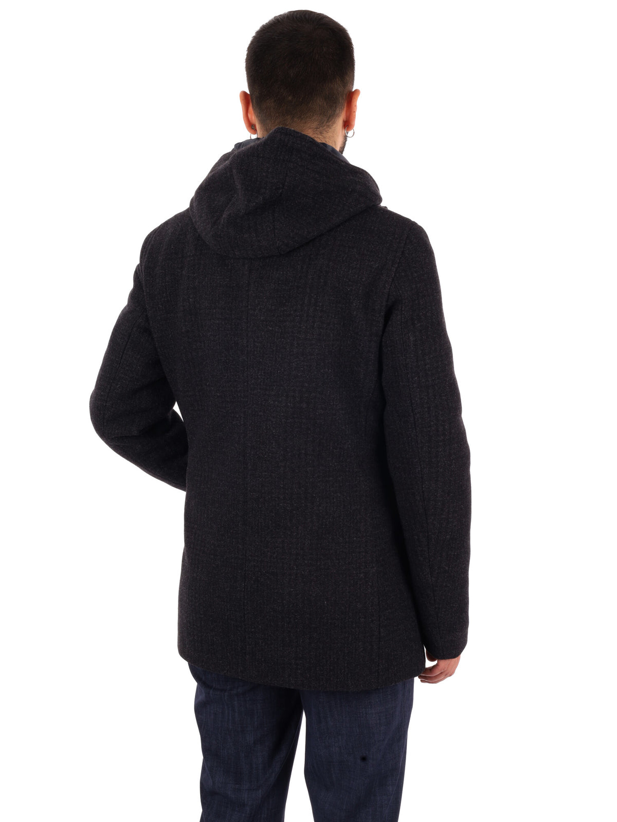 Fb Tabarrini 0804, cappotto da uomo grigio
