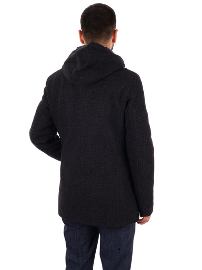 Fb Tabarrini 0804, cappotto da uomo grigio