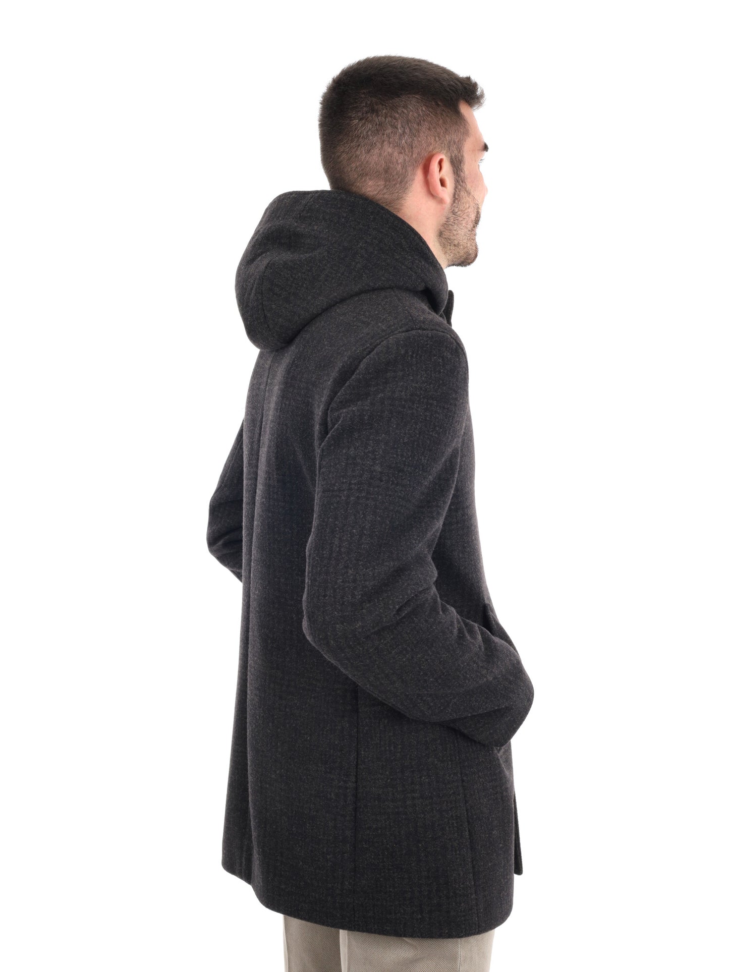 CAPPOTTO TABARRINI FB DA UOMO TESTA DI MORO