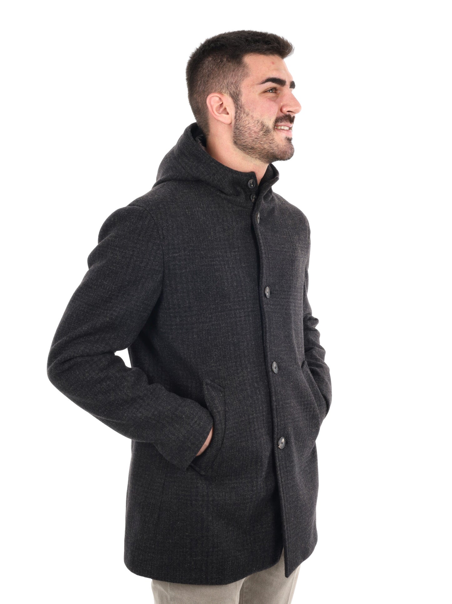 CAPPOTTO TABARRINI FB DA UOMO TESTA DI MORO