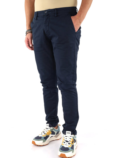 Gianni lupo pantalon pantalone da uomo blu