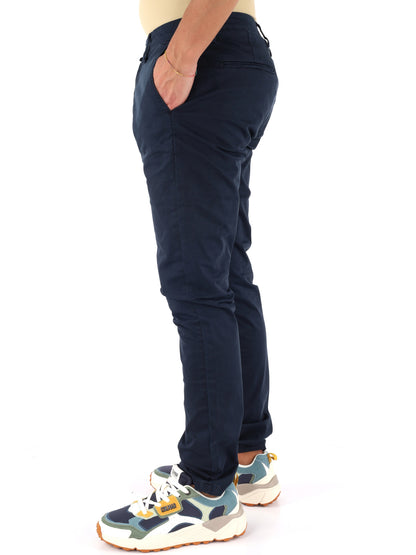 Gianni lupo pantalon pantalone da uomo blu