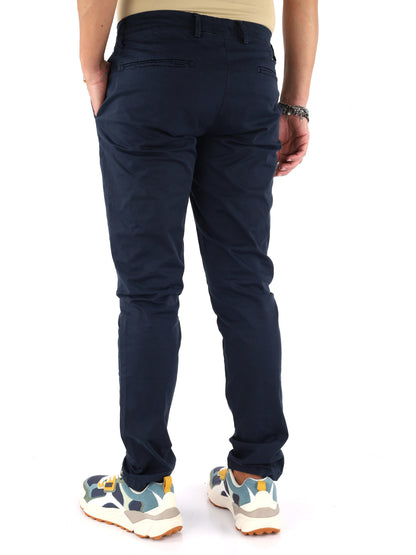 Gianni lupo pantalon pantalone da uomo blu