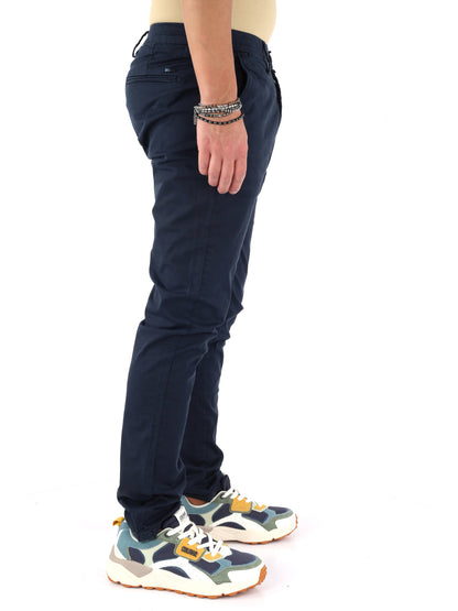 Gianni lupo pantalon pantalone da uomo blu