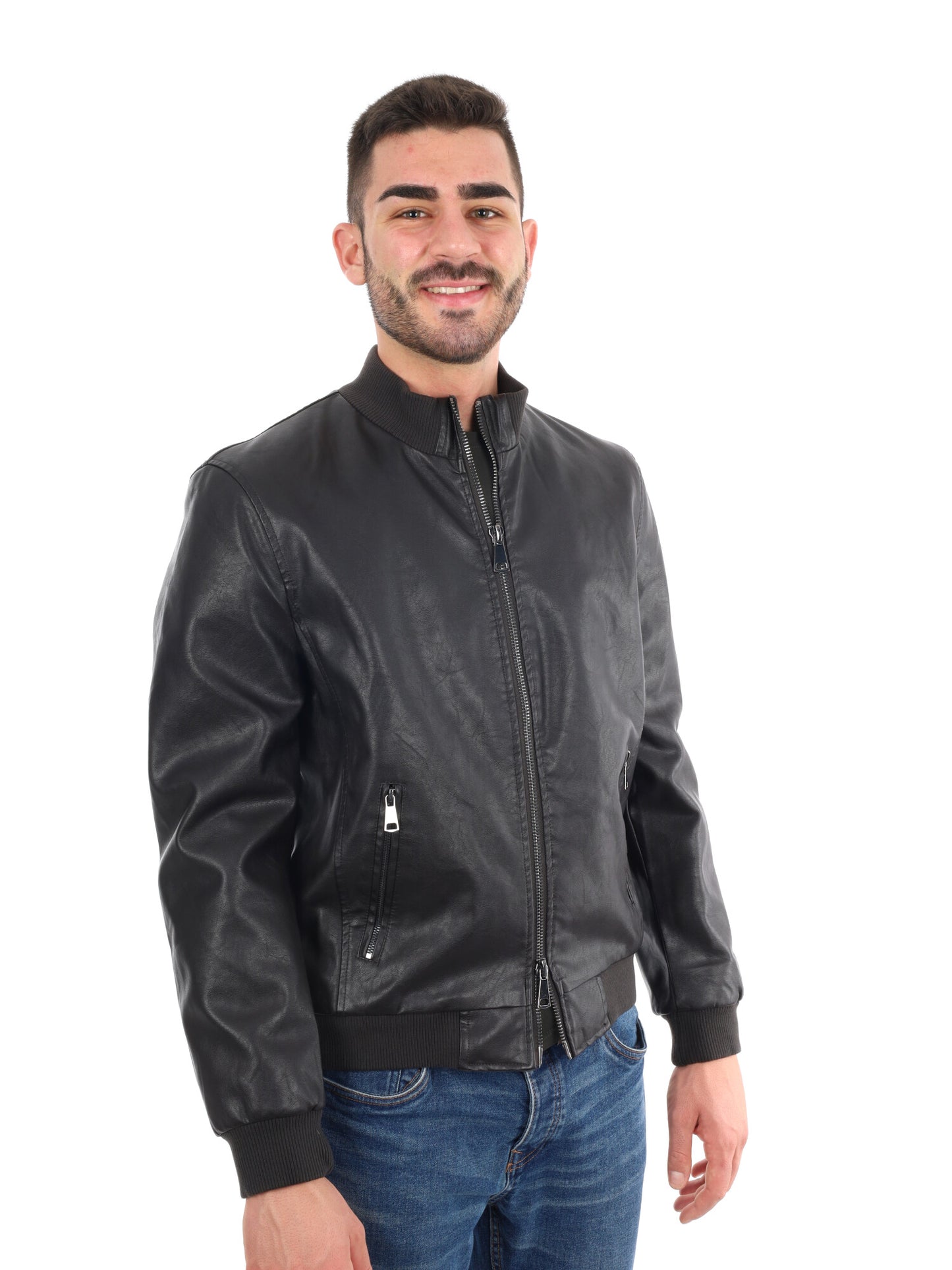 GIUBBINOIN ECOPELLE F.B. DA UOMO TESTA DI MORO