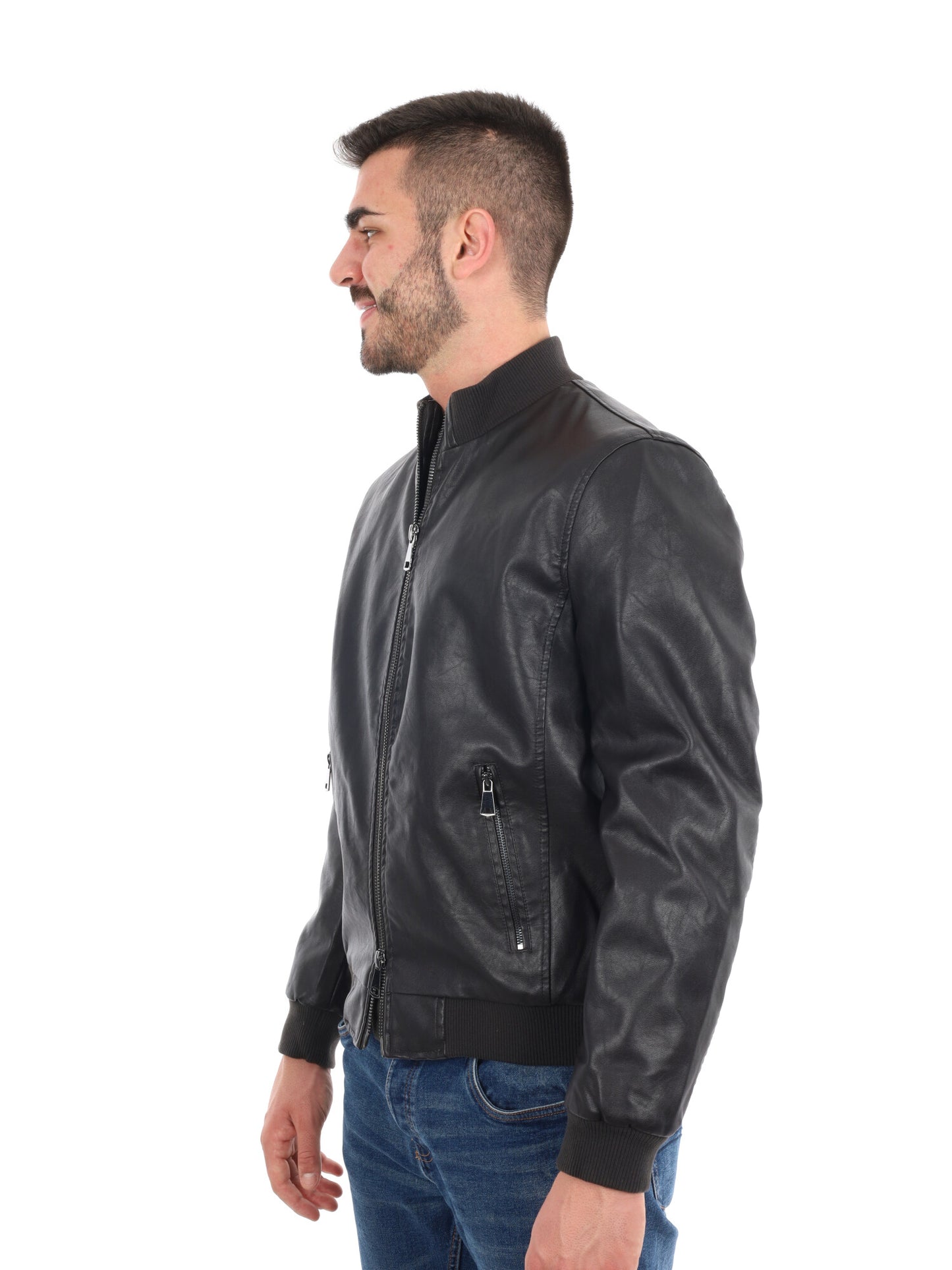 GIUBBINOIN ECOPELLE F.B. DA UOMO TESTA DI MORO