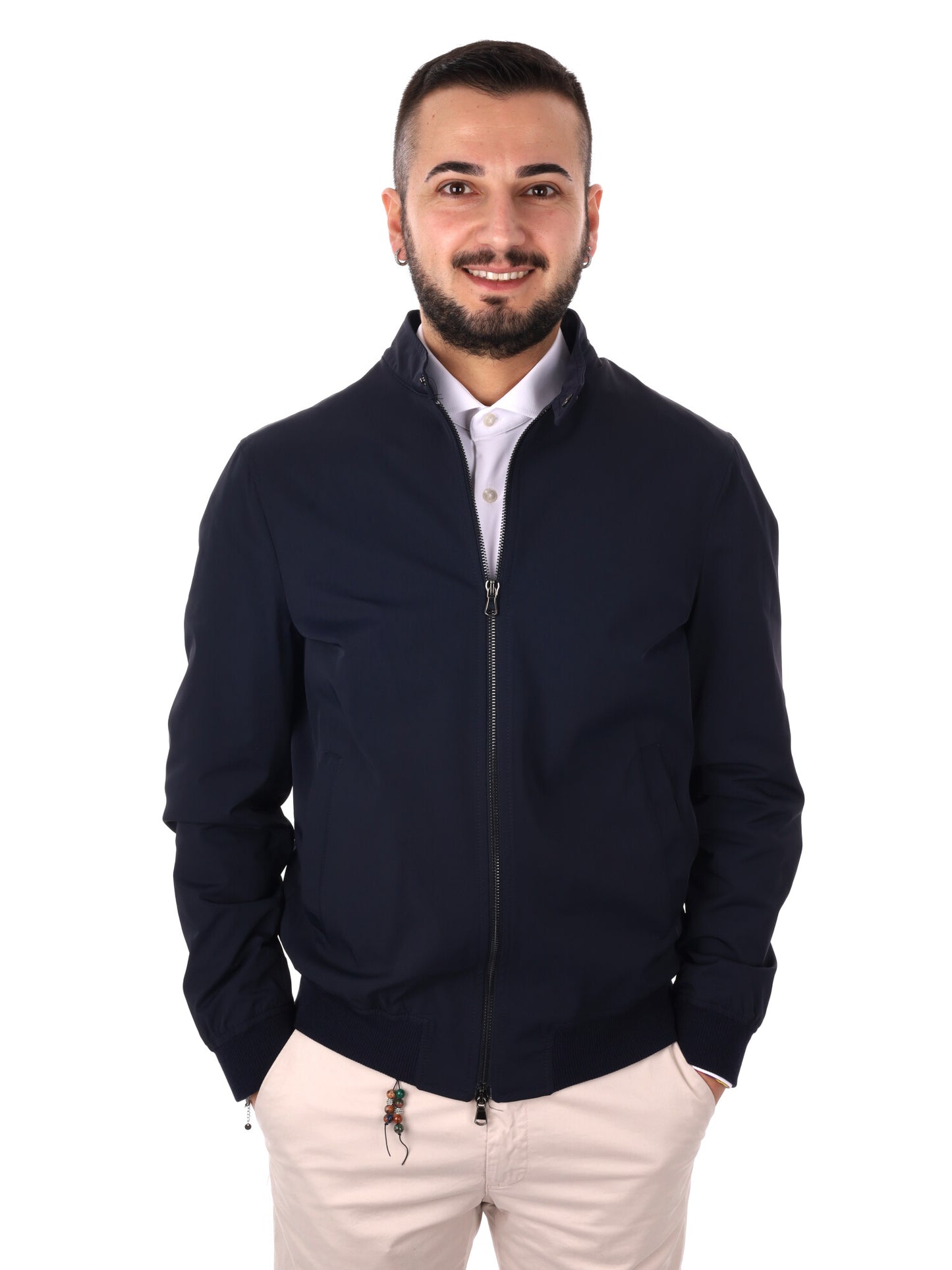 Giubbino Tambay blu da uomo, stile versatile e moderno