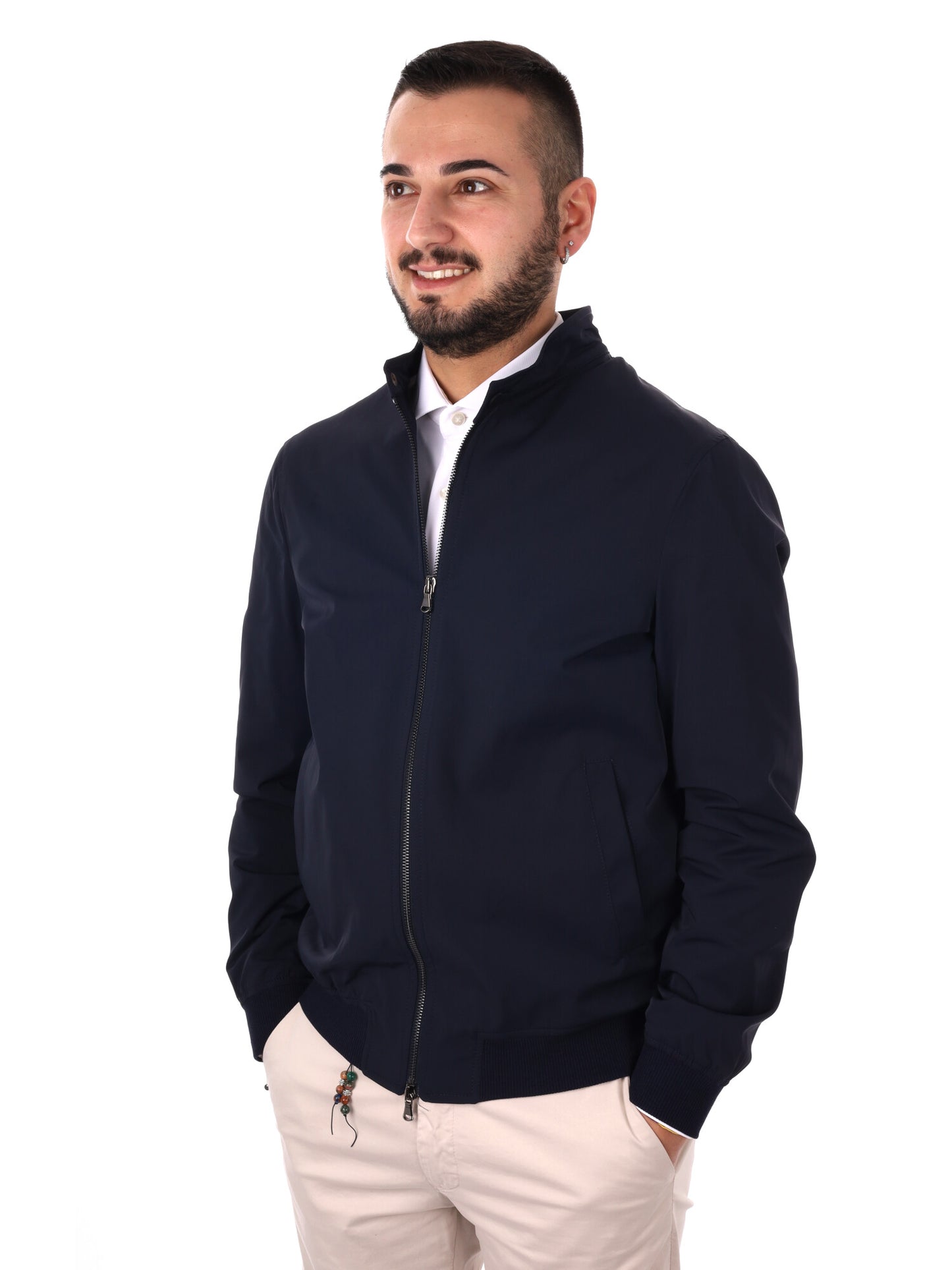Giubbino Tambay blu da uomo, stile versatile e moderno