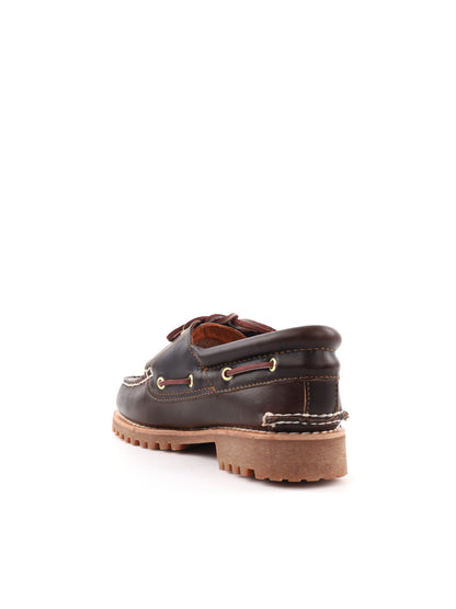 Scarpe da barca Timberland Authentic da uomo marroni in pelle