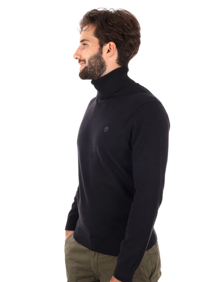 MAGLIA CON COLLO LUPETTO TIMBERLAND DA UOMO NERO