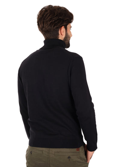 MAGLIA CON COLLO LUPETTO TIMBERLAND DA UOMO NERO