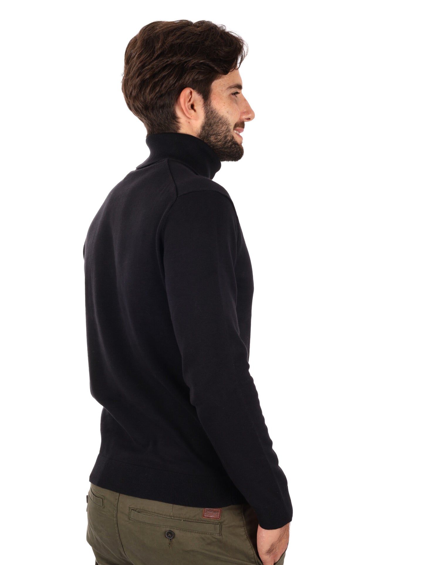 MAGLIA CON COLLO LUPETTO TIMBERLAND DA UOMO NERO