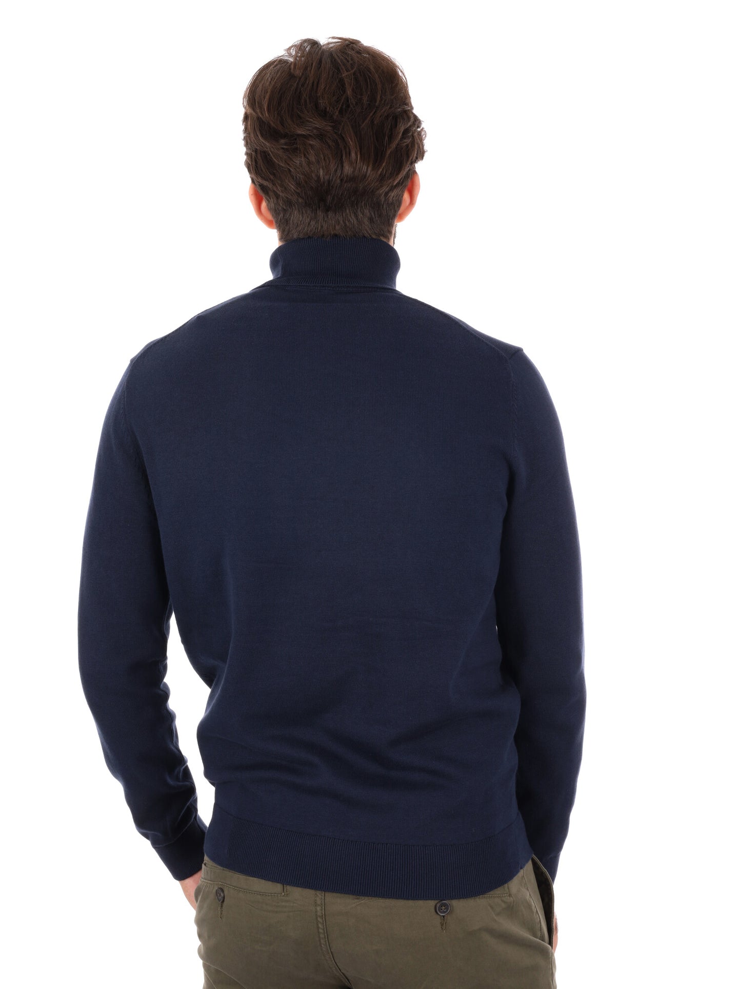 MAGLIA CON COLLO LUPETTO TIMBERLAND DA UOMO BLU