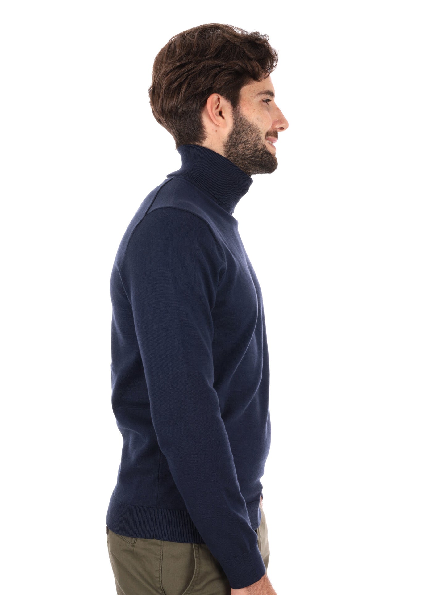 MAGLIA CON COLLO LUPETTO TIMBERLAND DA UOMO BLU