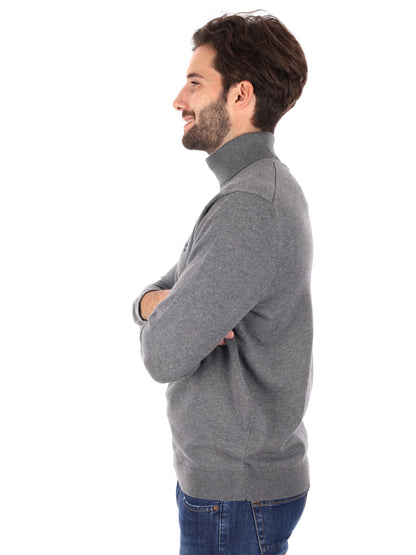 MAGLIA CON COLLO LUPETTO TIMBERLAND DA UOMO GRIGIO