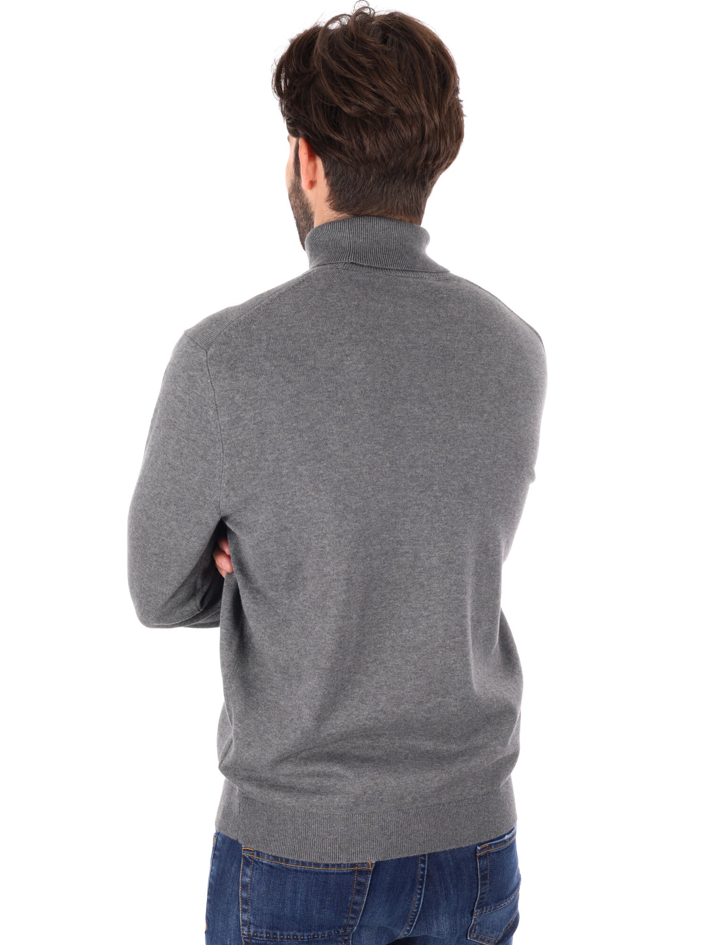 MAGLIA CON COLLO LUPETTO TIMBERLAND DA UOMO GRIGIO
