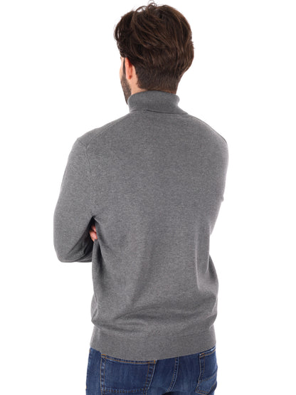 MAGLIA CON COLLO LUPETTO TIMBERLAND DA UOMO GRIGIO