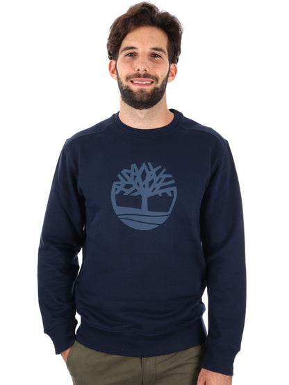 FELPA GIROCOLLO KENNEBEC RIVER TIMBERLAND DA UOMO BLU