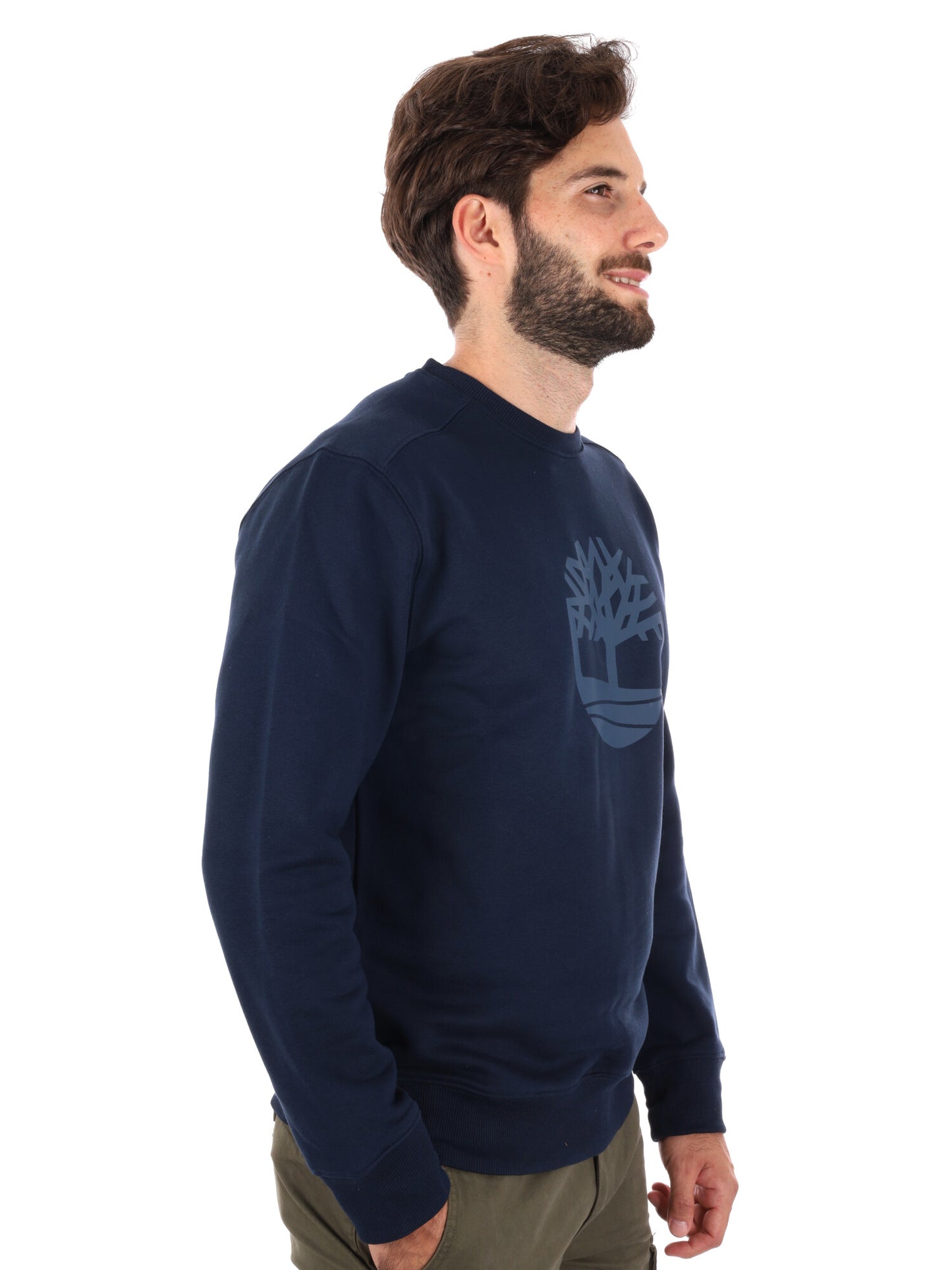 FELPA GIROCOLLO KENNEBEC RIVER TIMBERLAND DA UOMO BLU