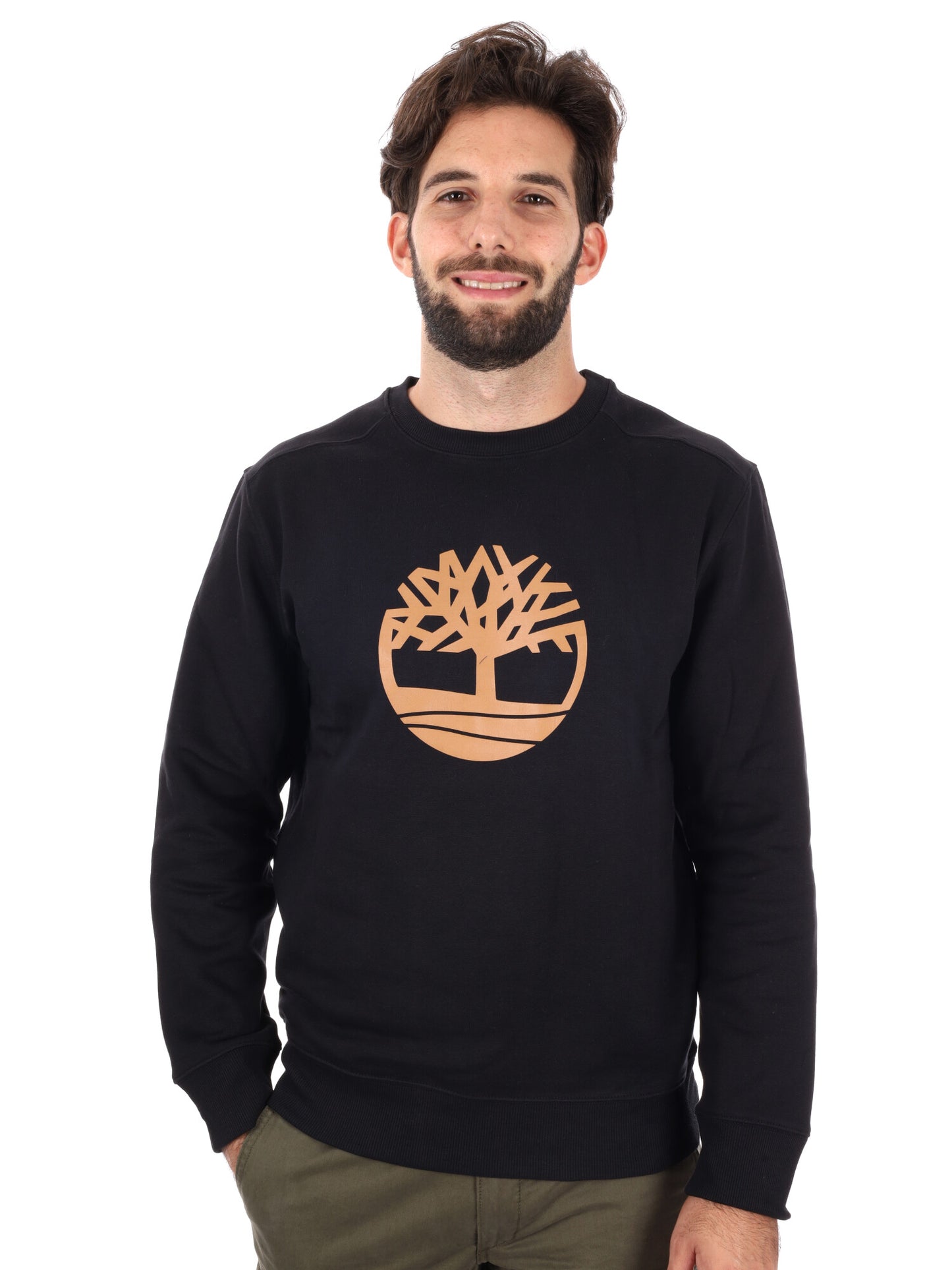 FELPA GIROCOLLO KENNEBEC RIVER TIMBERLAND DA UOMO NERO