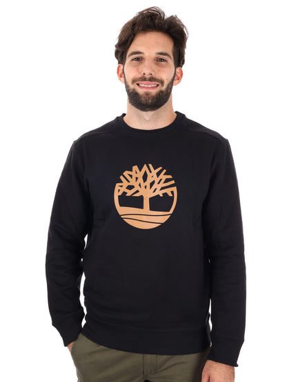 FELPA GIROCOLLO KENNEBEC RIVER TIMBERLAND DA UOMO NERO