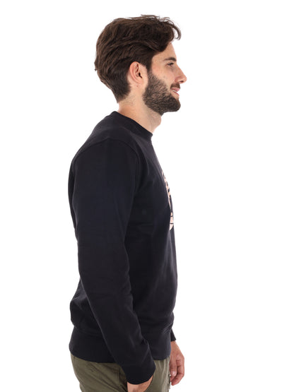 FELPA GIROCOLLO KENNEBEC RIVER TIMBERLAND DA UOMO NERO