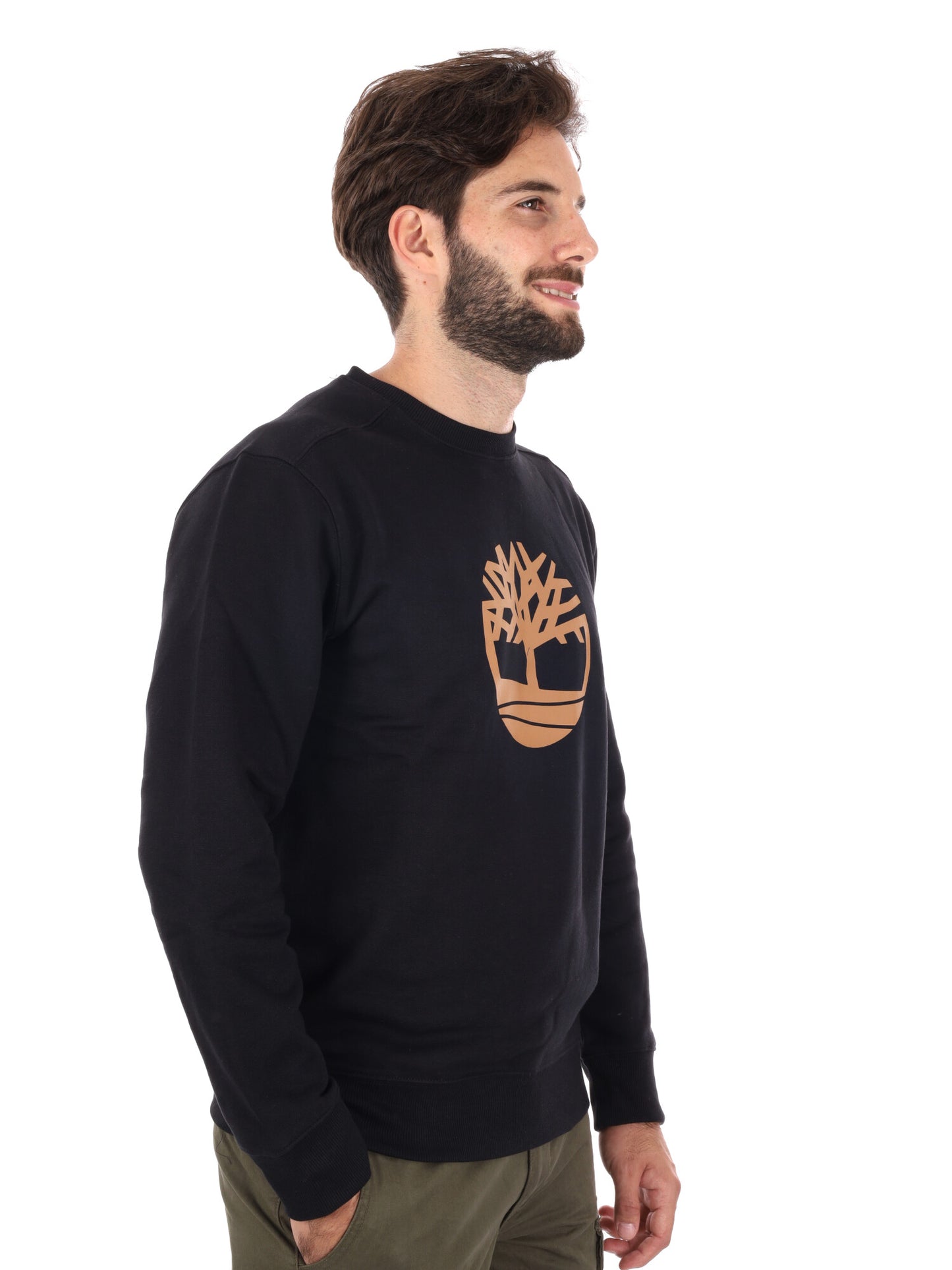 FELPA GIROCOLLO KENNEBEC RIVER TIMBERLAND DA UOMO NERO