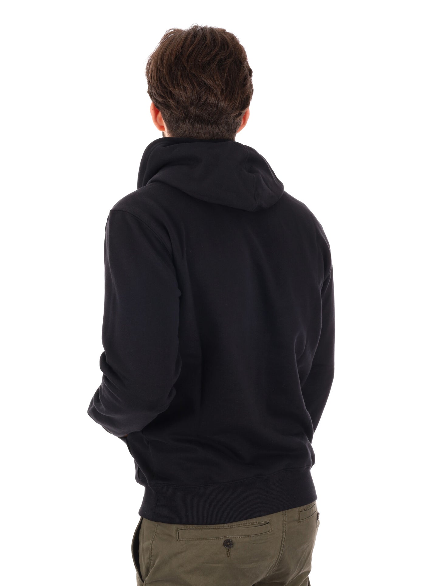 FELPA CON CAPPUCCIO E LOGO TIMBERLAND DA UOMO NERO