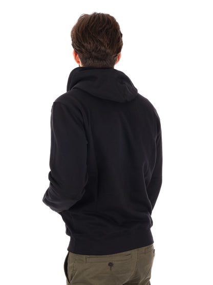 FELPA CON CAPPUCCIO E LOGO TIMBERLAND DA UOMO NERO