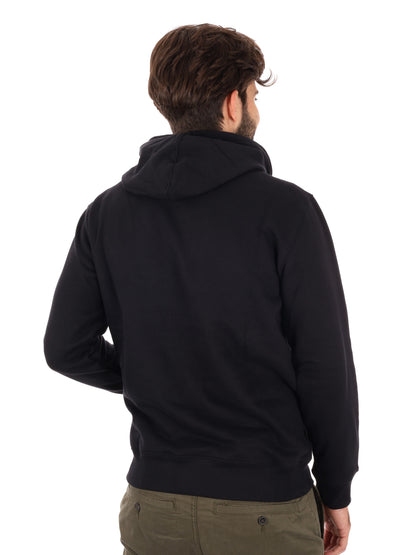 FELPA CON CAPPUCCIO E LOGO TIMBERLAND DA UOMO NERO