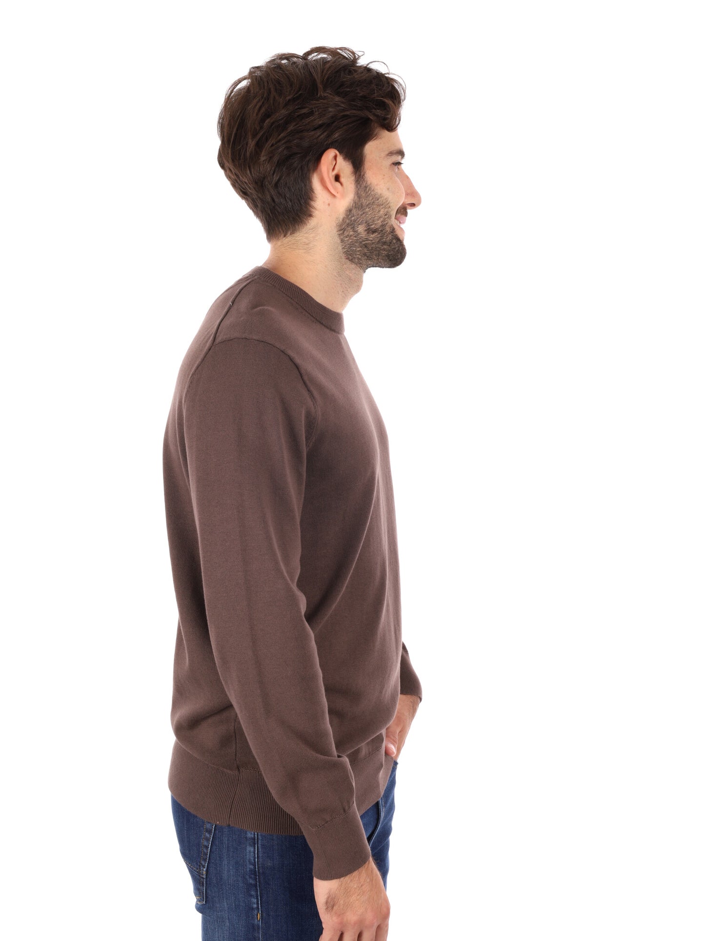 MAGLIA GIROCOLLO WILLIAMS RIVER TIMBERLAND DA UOMO MARRONE