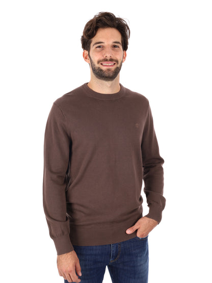 MAGLIA GIROCOLLO WILLIAMS RIVER TIMBERLAND DA UOMO MARRONE