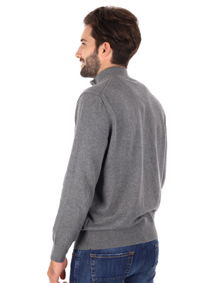 PULLOVER CON MEZZA ZIP WILLIAMS RIVER TIMBERLAND DA UOMO GRIGIO