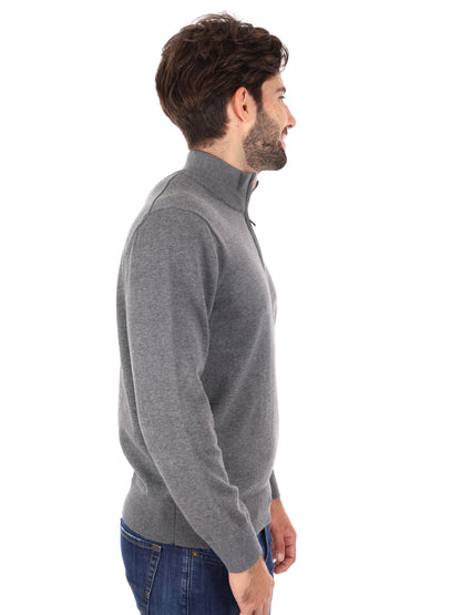 PULLOVER CON MEZZA ZIP WILLIAMS RIVER TIMBERLAND DA UOMO GRIGIO