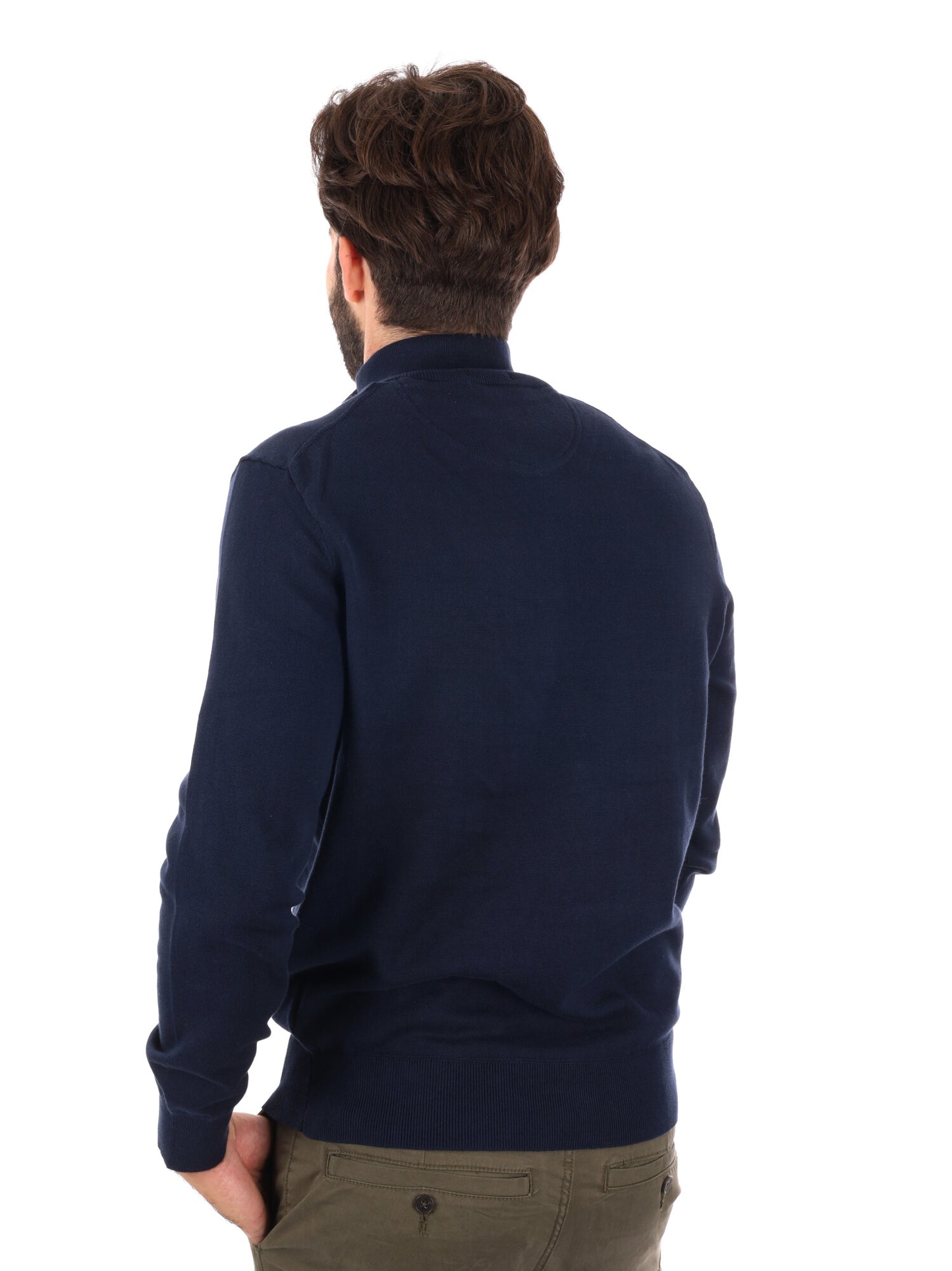 PULLOVER CON MEZZA ZIP WILLIAMS RIVER TIMBERLAND DA UOMO BLU