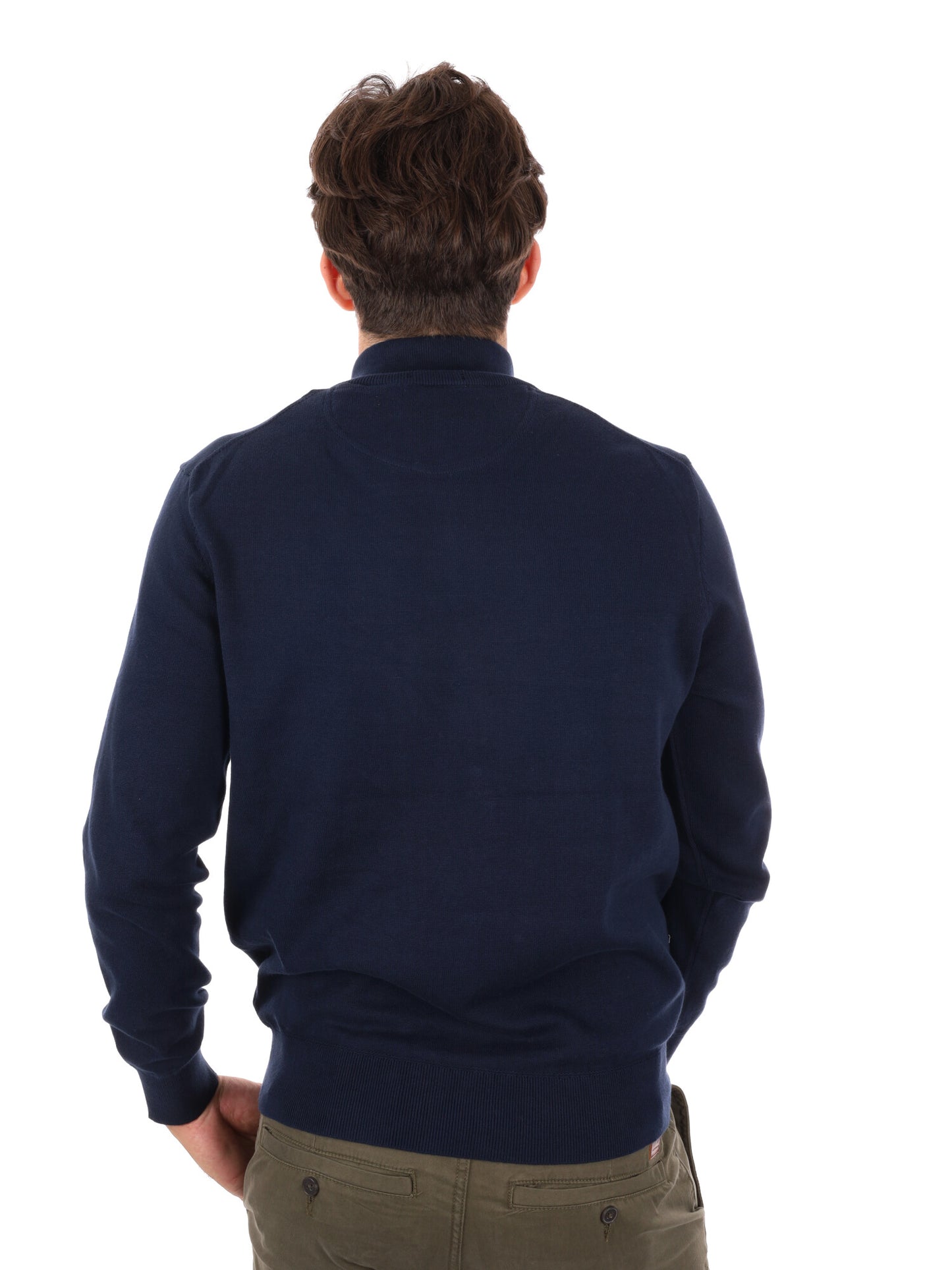 PULLOVER CON MEZZA ZIP WILLIAMS RIVER TIMBERLAND DA UOMO BLU