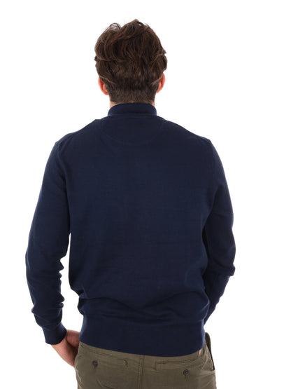 PULLOVER CON MEZZA ZIP WILLIAMS RIVER TIMBERLAND DA UOMO BLU