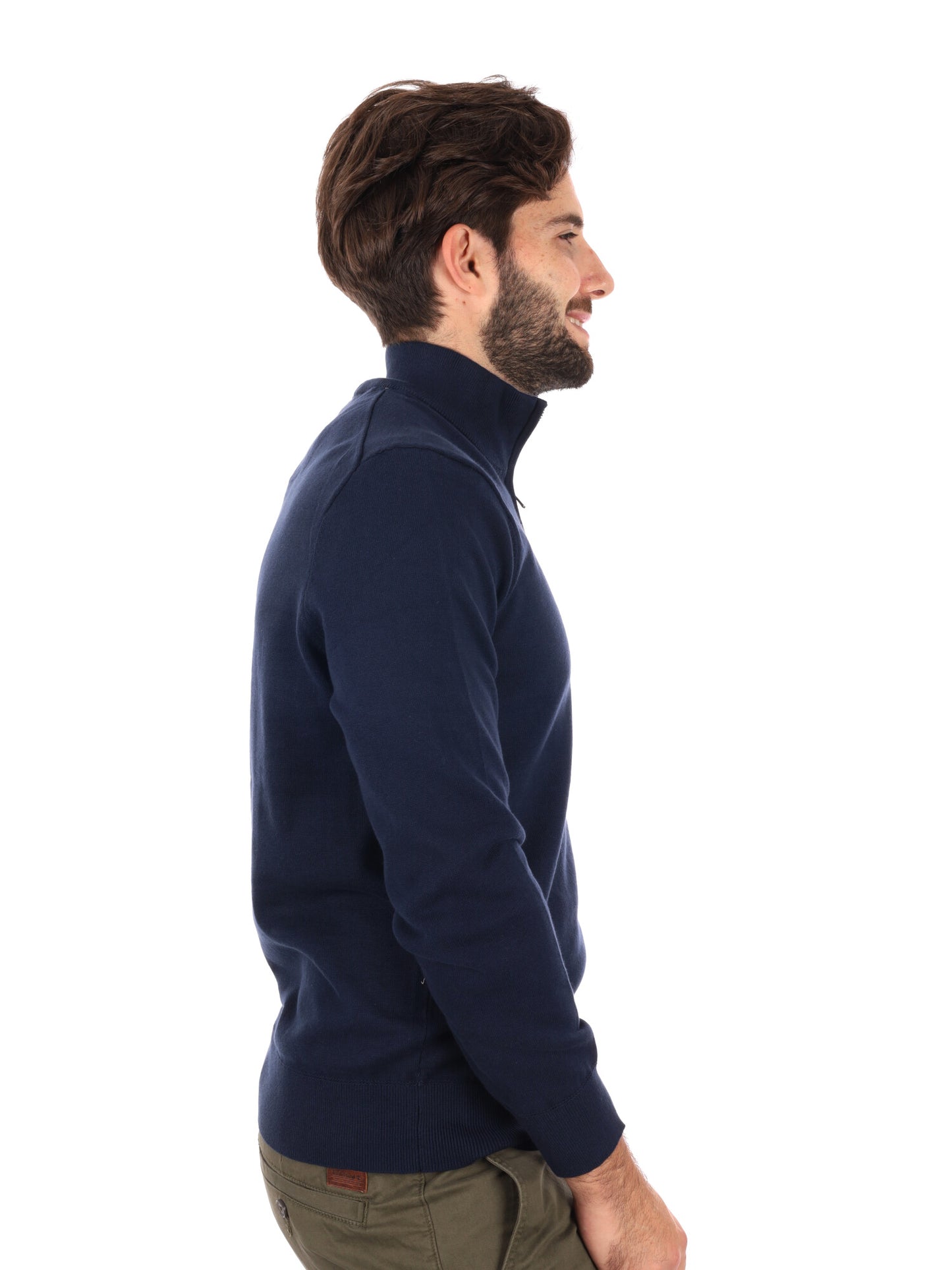 PULLOVER CON MEZZA ZIP WILLIAMS RIVER TIMBERLAND DA UOMO BLU