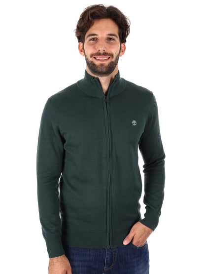 MAGLIA FULL ZIP WILLIAMS RIVER TIMBERLAND DA UOMO VERDE