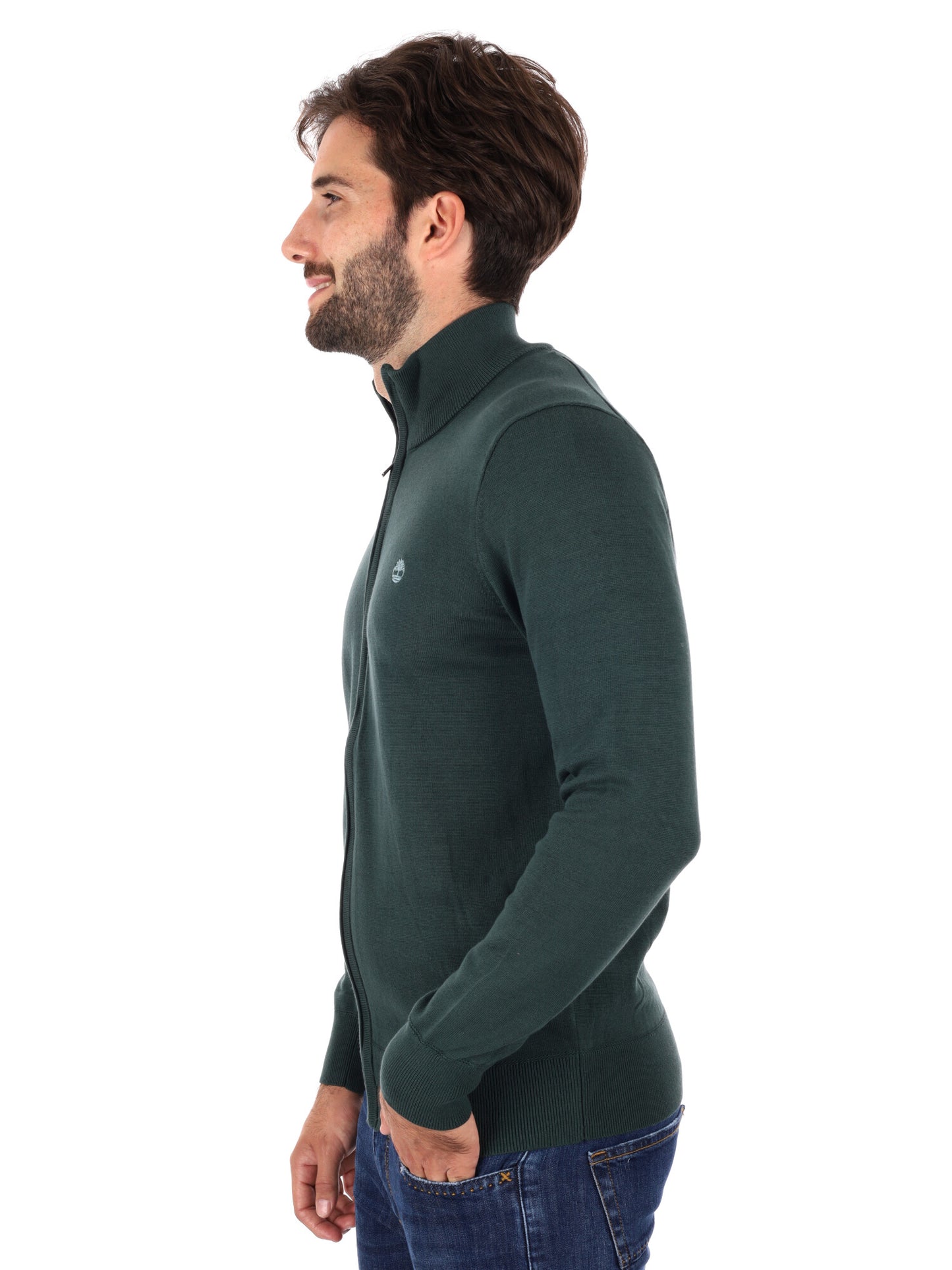 MAGLIA FULL ZIP WILLIAMS RIVER TIMBERLAND DA UOMO VERDE