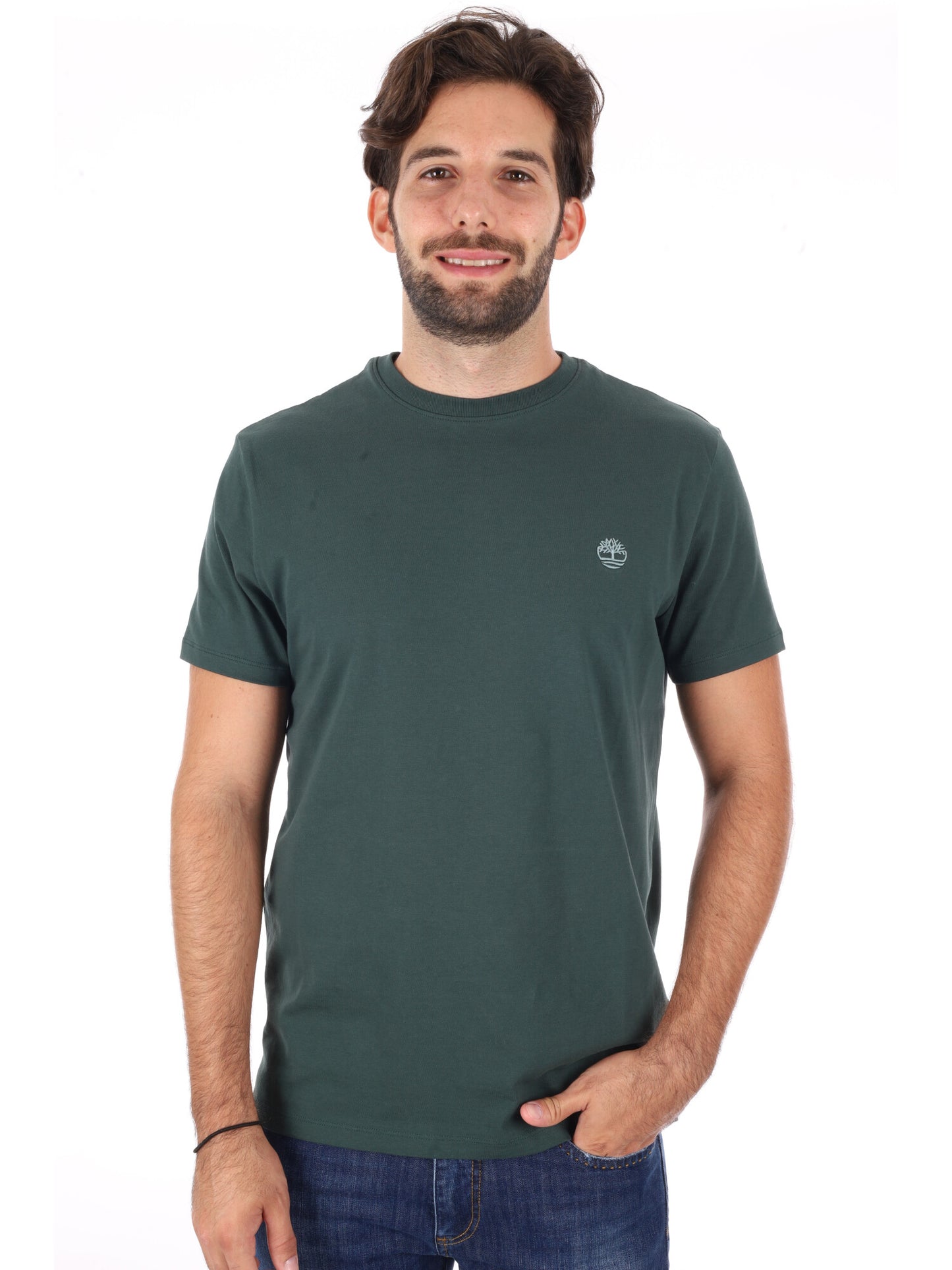 T-SHIRT DUNSTAN RIVER TIMBERLAND DA UOMO VERDE