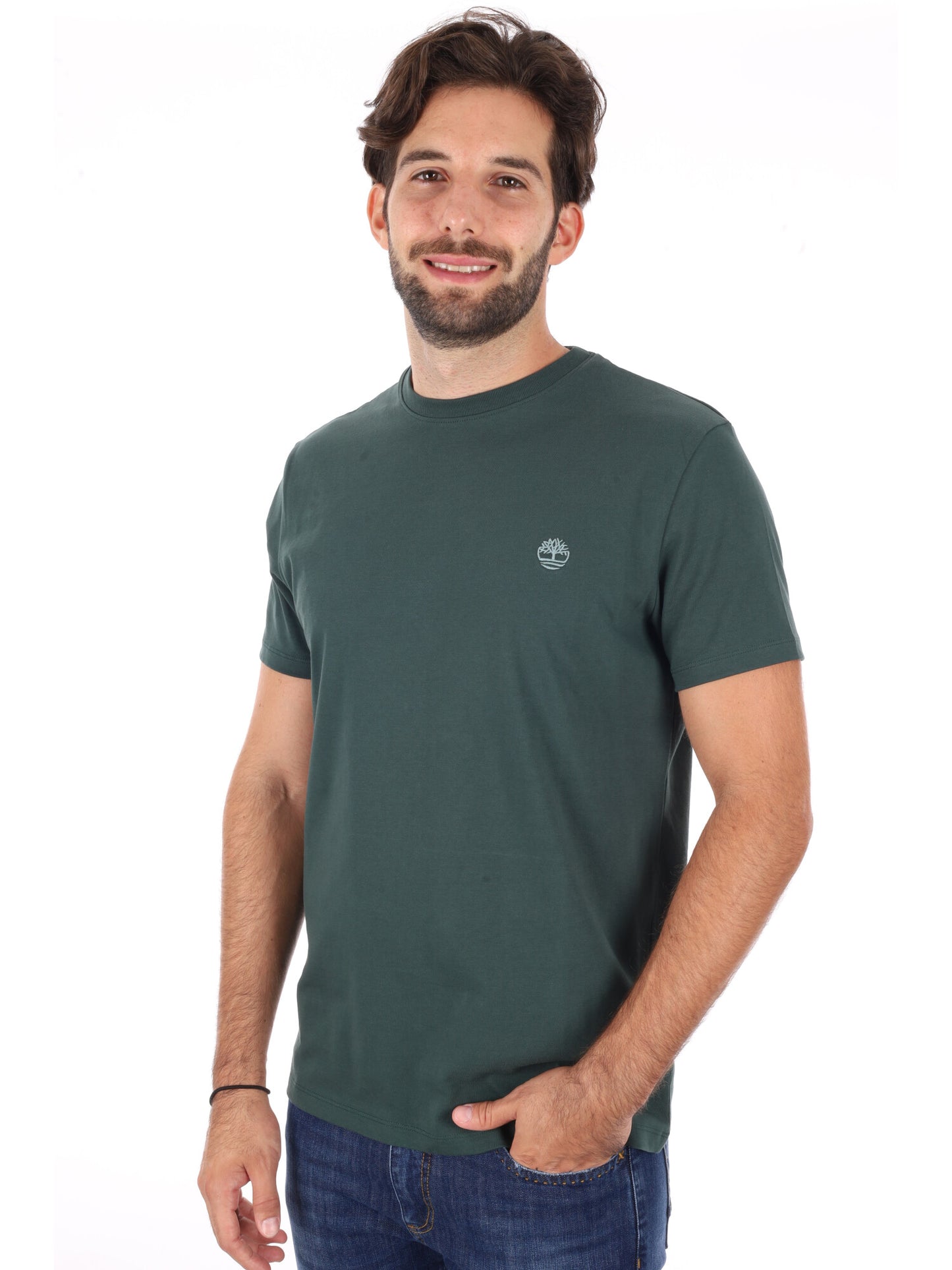 T-SHIRT DUNSTAN RIVER TIMBERLAND DA UOMO VERDE