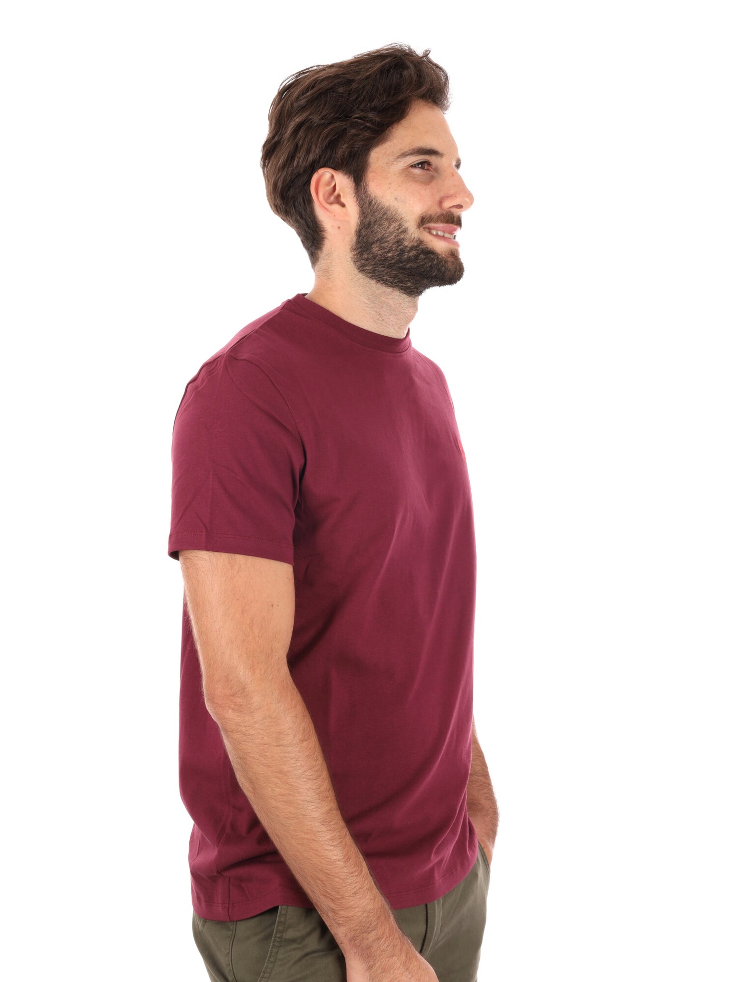 T-SHIRT DUNSTAN RIVER TIMBERLAND DA UOMO BORDEAUX