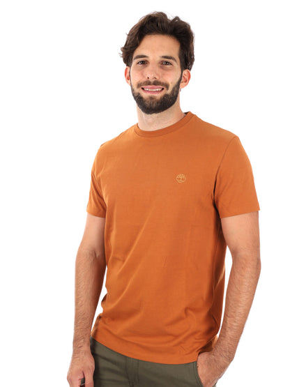 T-SHIRT DUNSTAN RIVER TIMBERLAND DA UOMO RUGGINE